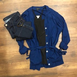 J. Crew small blue cardigan